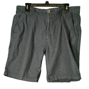 Rodd & Gunn Gunn Bermuda Slim Fit Blue Shorts Size 36